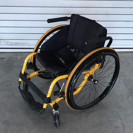 OX エンジニアリング フルアジャスタブル システム MX 車いす 車椅子 イエロー 黄色